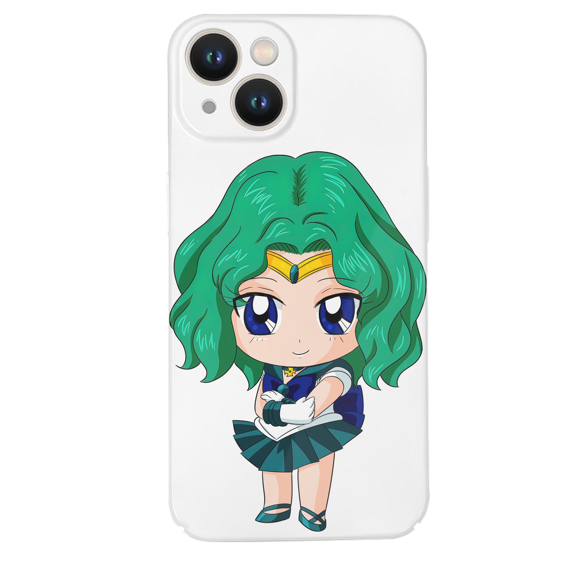 （画像用） 美少女戦士セーラームーン 海王 みちる（かいおう みちる） Sailor Moon Kaiou Michiru 【iPhone 14シリーズ対応】ハードケース